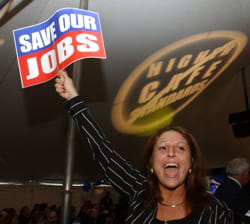 les salariés de l'usine de toledo ont vu leur emploi sauvé.