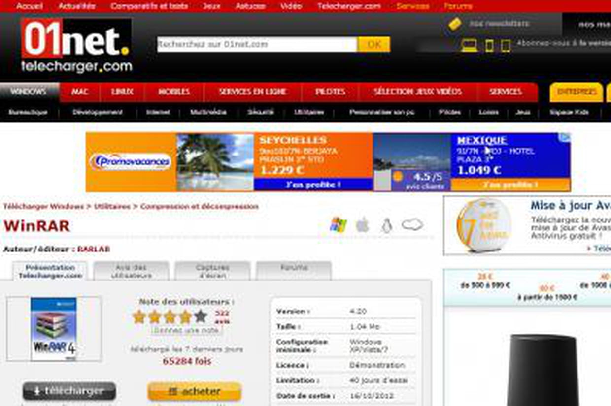 TÉLÉCHARGER 01NET ANTIVIRUS GRATUIT