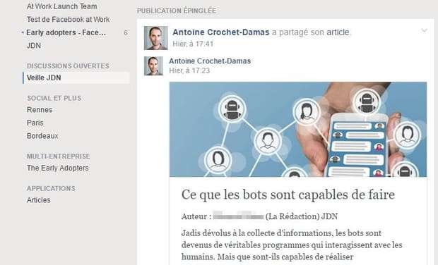 La newsletter pourra ensuite être diffusée via un post