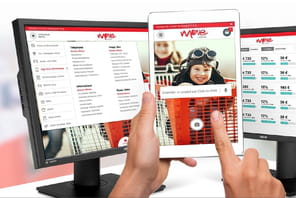 Auchan passe au vendeur augment&eacute; pour marier son offre magasin et web