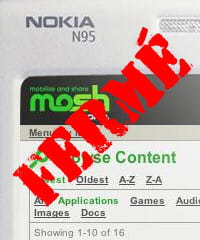nokia a fermé son réseau social sur mobile mosh au début de l'année