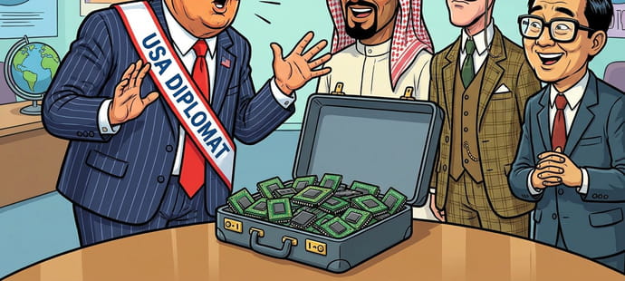 La diplomatie du silicium&nbsp;ou comment les semi-conducteurs sont devenus une arme de n&eacute;gociation massive des Etats-Unis