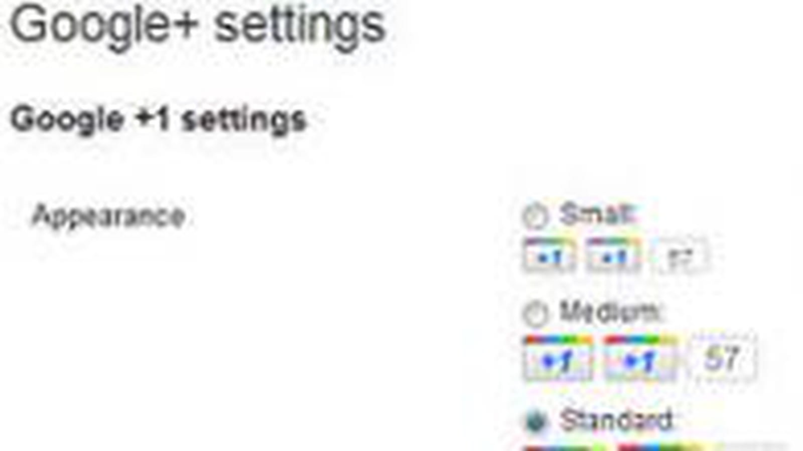 The Google+ plugin