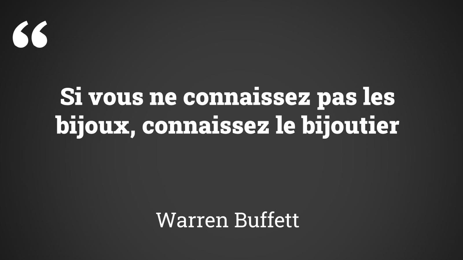 Warren Buffett