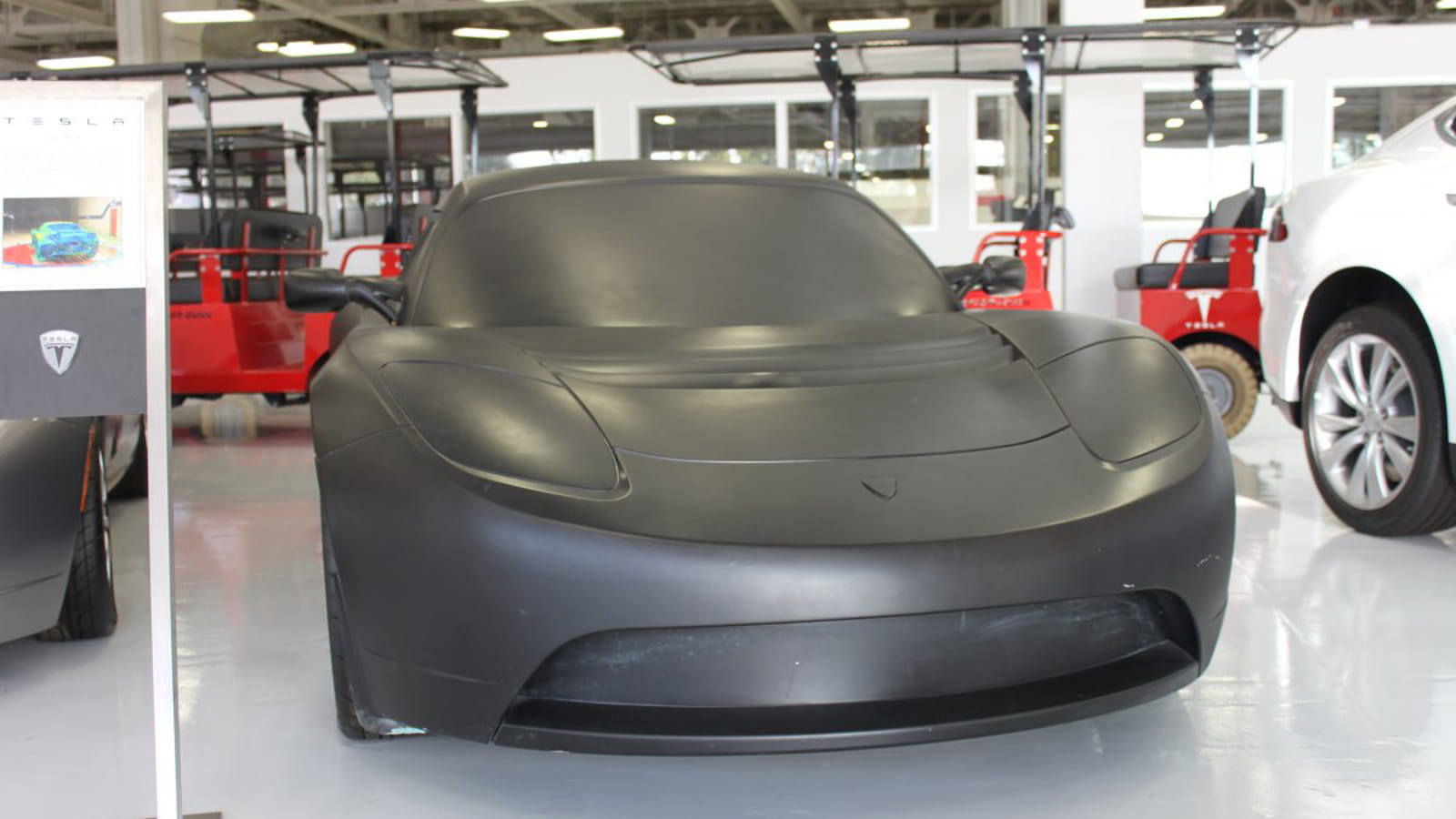 Une maquette de la Roadster