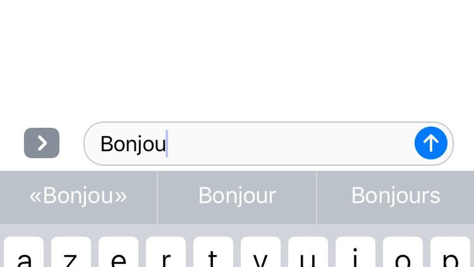 Enlever les suggestions de saisie