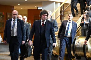 Le pr&eacute;sident argentin Javier Milei en visite &agrave; Paris