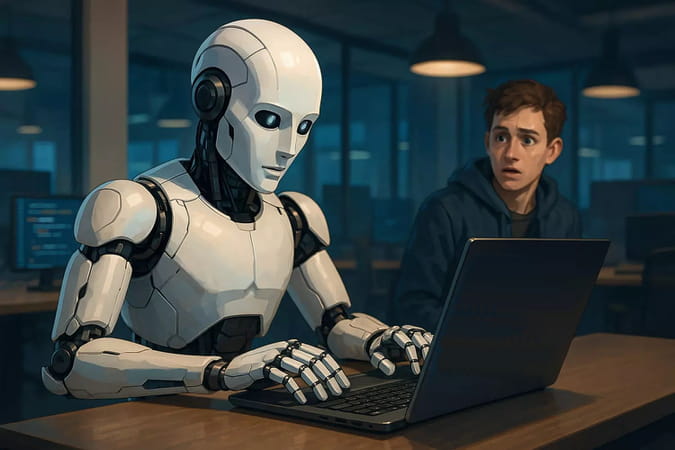 "Elle est meilleure qu'un jeune en sortie d'école" : comment l'IA plombe l'emploi des développeurs juniors