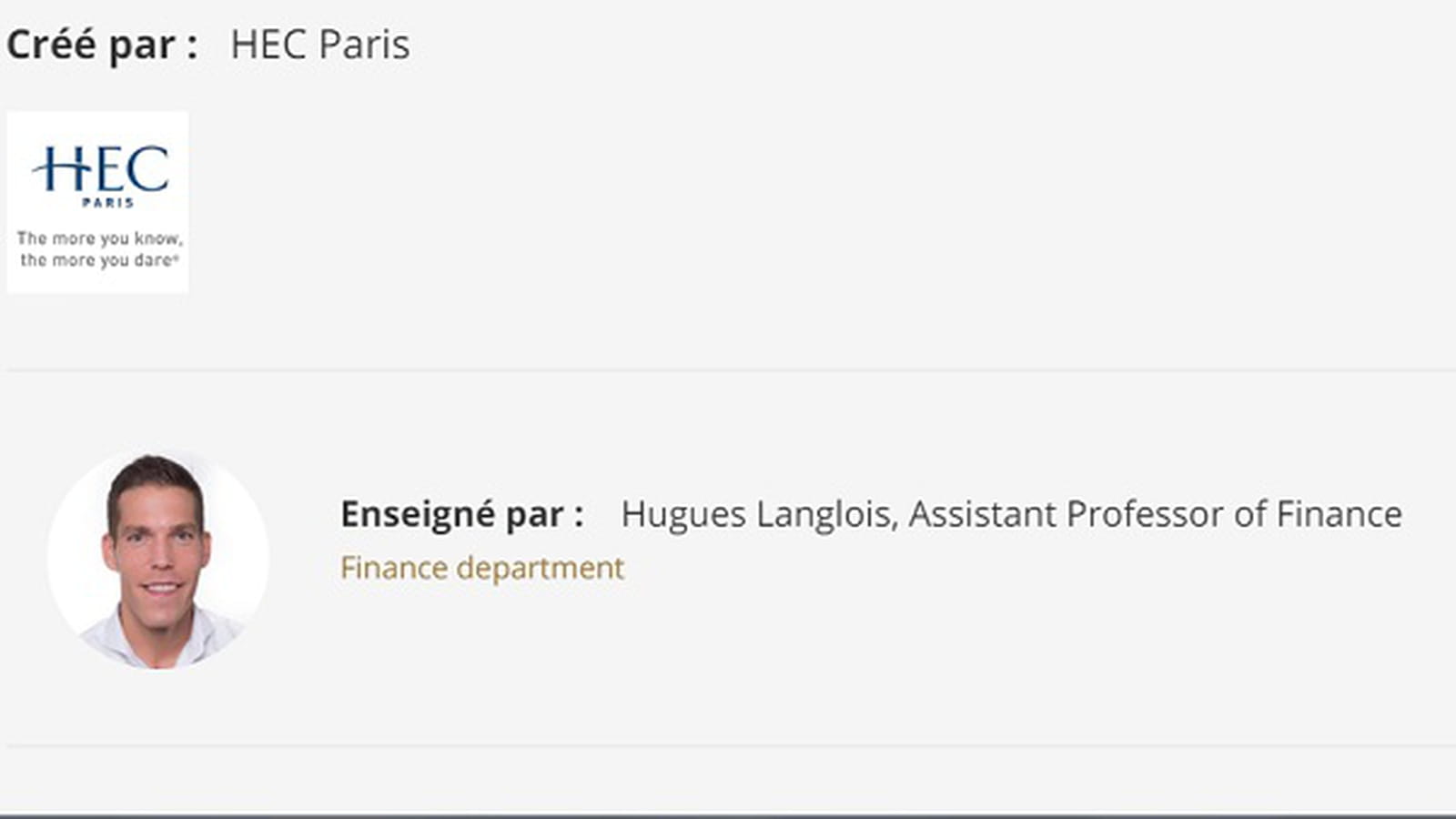 Investissements