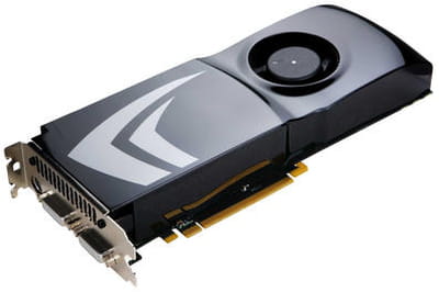 une carte graphique 9800 gtx, compatible 3d vision