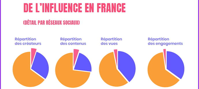Volumes, engagement, ROI, r&eacute;partition&nbsp;: l'influence pass&eacute;e au crible en France