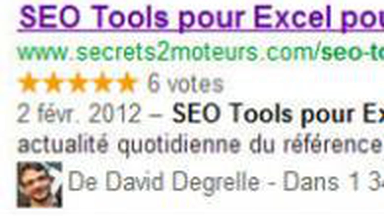 Problème author tag