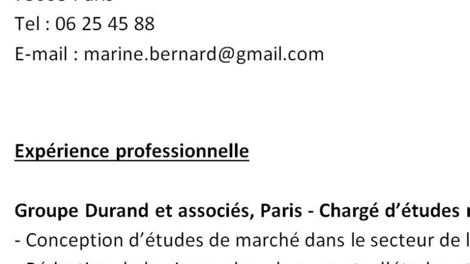 Fausse adresse ?