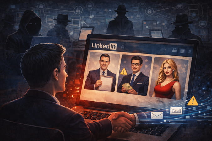 Faux recruteurs, investisseurs, belles femmes&hellip; LinkedIn est devenu le terrain de jeu favori des cyberespions