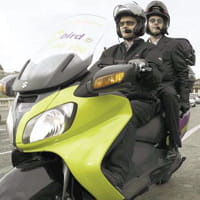 les journées de grève permettent aux mototaxis de se faire connaître.