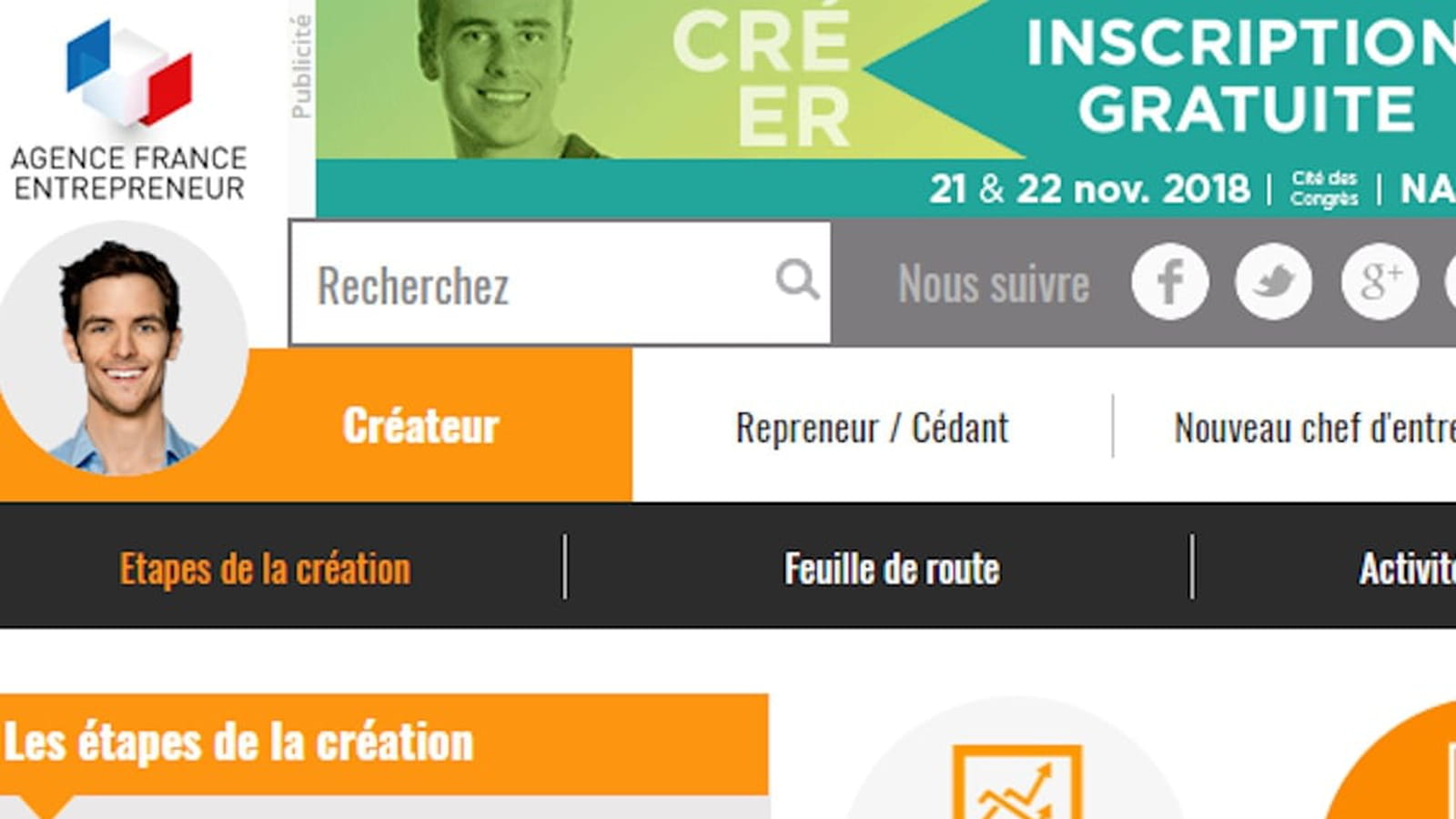 Création/reprise d'entreprise