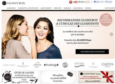 glossybox, la copie.