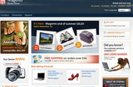 la solution e-commerce open source de magento (demo version)