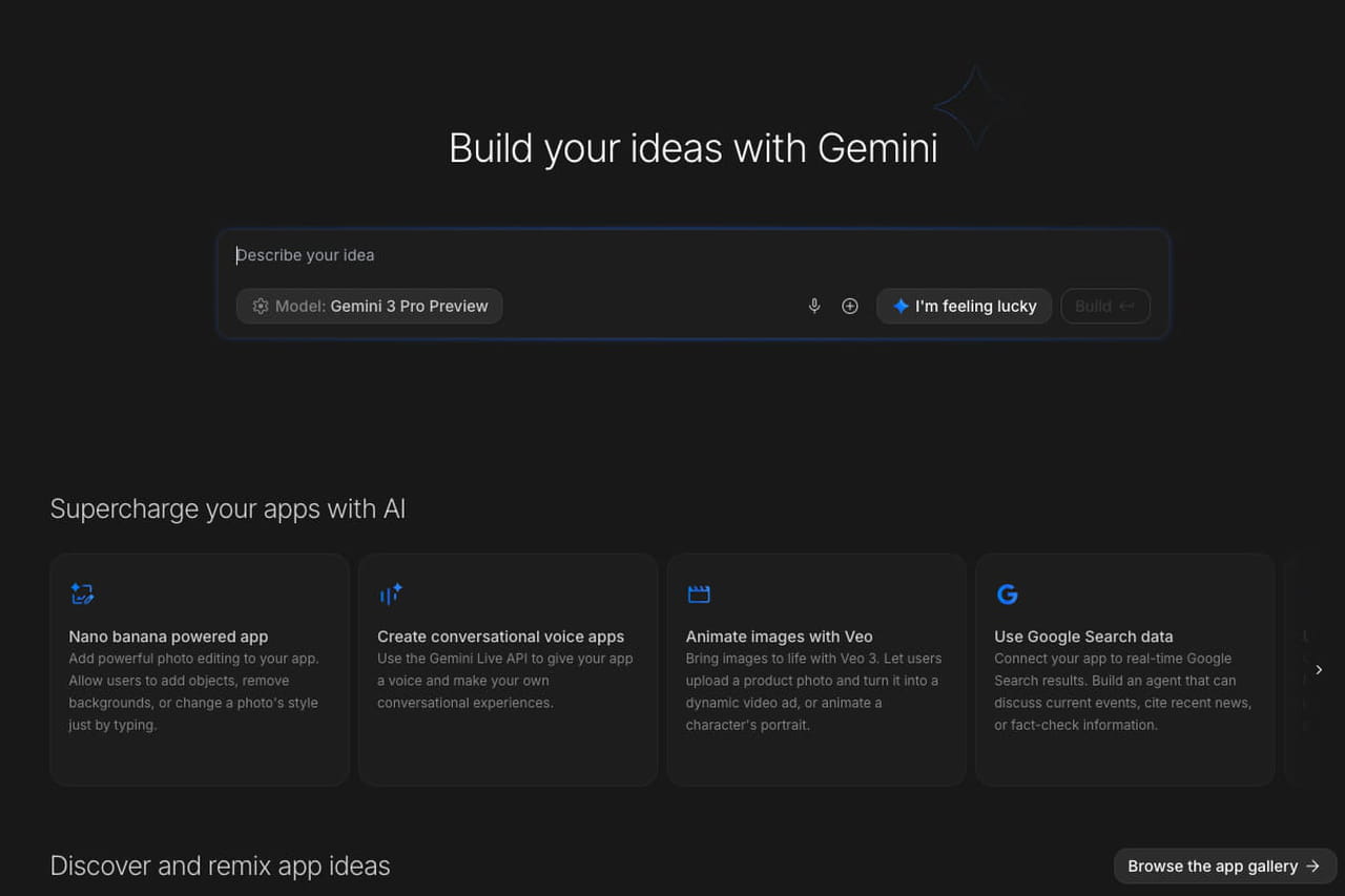 Comment créer une web app de recherche immo en quelques secondes avec Google AI Studio