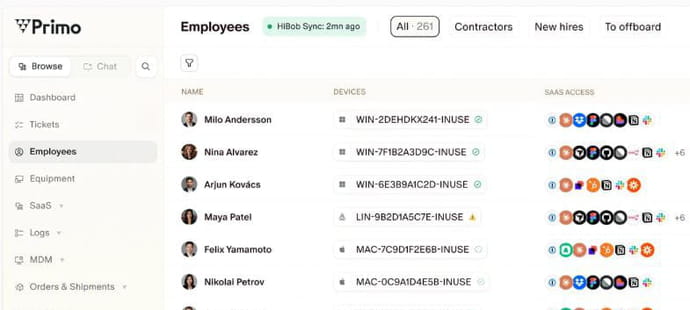 Primo l&egrave;ve 8&nbsp;millions de dollars pour sa plateforme qui centralise la gestion IT des entreprises