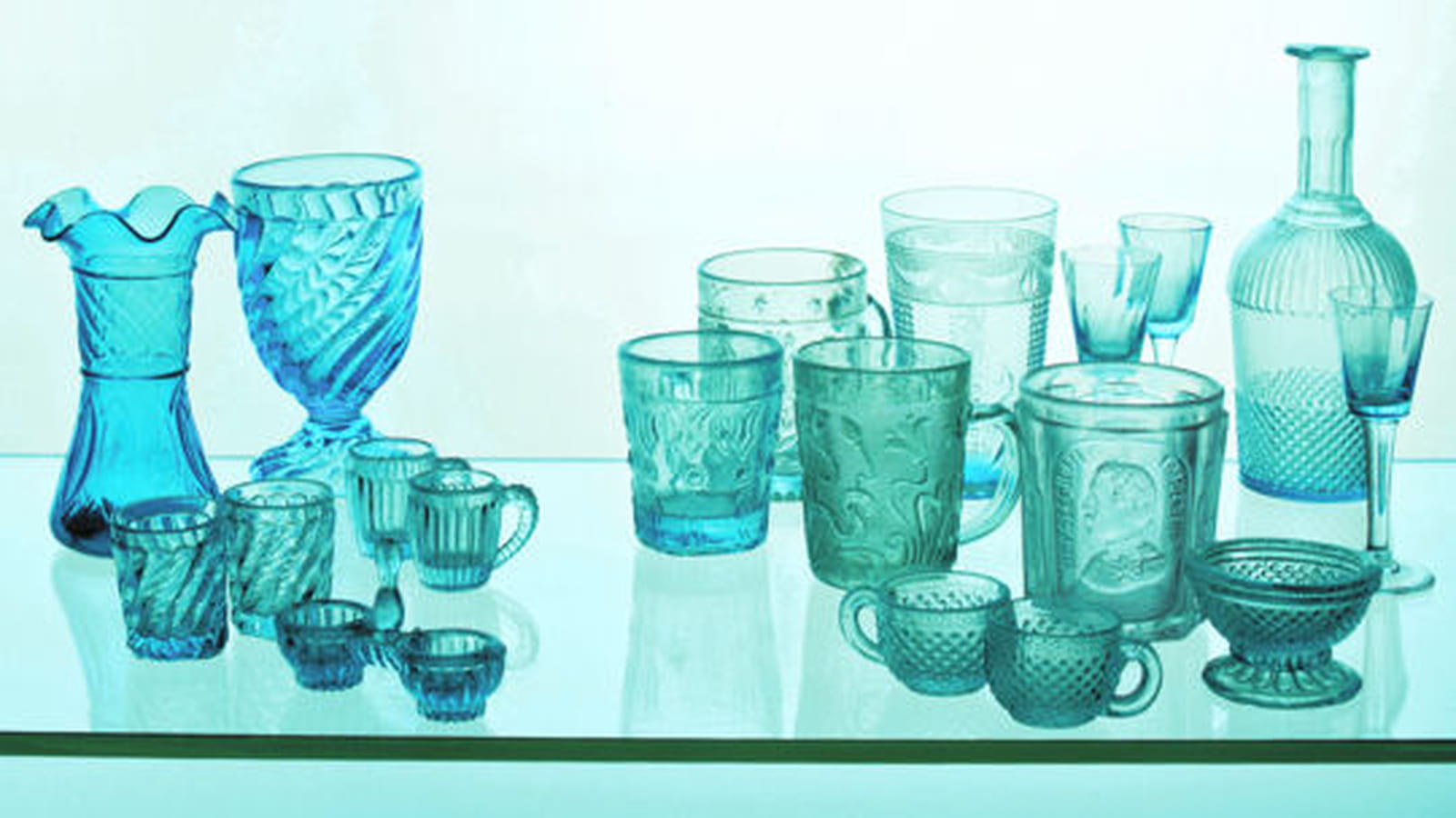 Verre bleu