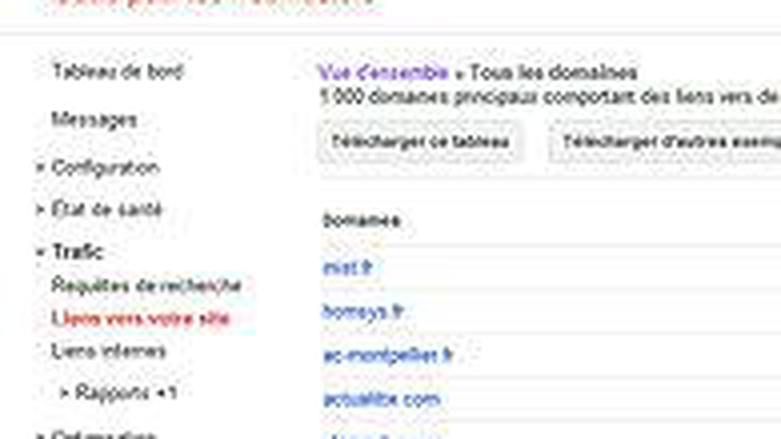 Les derniers backlinks