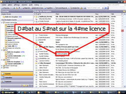 exemple d'un sujet de message déformé par un mauvais fromat de codage