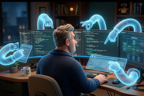 Ce que les d&eacute;veloppeurs seniors font vraiment avec l'IA g&eacute;n&eacute;rative