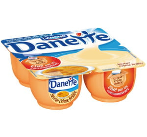 la danette crème brûlée fait partie des saveurs 'tendance' qui ne sont pas
