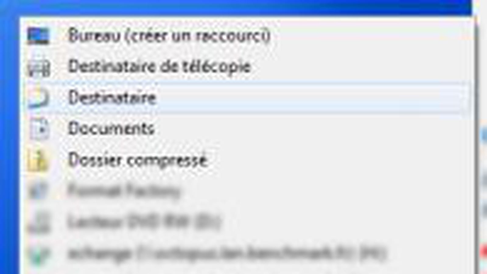Envoyer un fichier