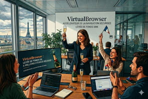 La p&eacute;pite fran&ccedil;aise de la navigation web s&eacute;curis&eacute;e VirtualBrowser l&egrave;ve 6&nbsp;millions d'euros