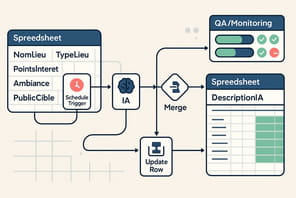 SEO local&nbsp;: g&eacute;n&eacute;rez en un clin d'oeil du contenu optimis&eacute;&nbsp;pour un grand nombre de lieux gr&acirc;ce &agrave; l'IA et n8n
