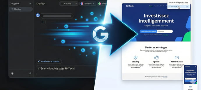 Tutoriel&nbsp;: comment cr&eacute;er une interface UX/UI avec Google Stitch en quelques minutes