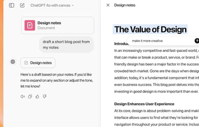 Comment maximiser sa productivité avec ChatGPT Canvas