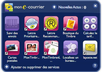 application 'mon e-courrier' 