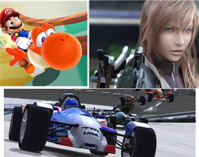 super mario galaxy 2, final fantasy 13, trackmania 2... les grandes licences
