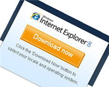 internet explorer 8, en mars 2009 