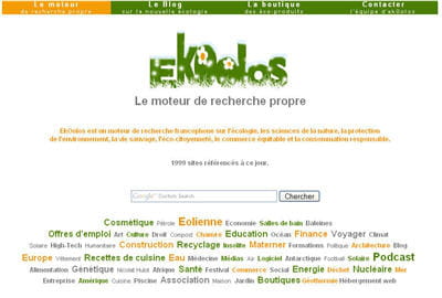 moteur de recherche ekoolos