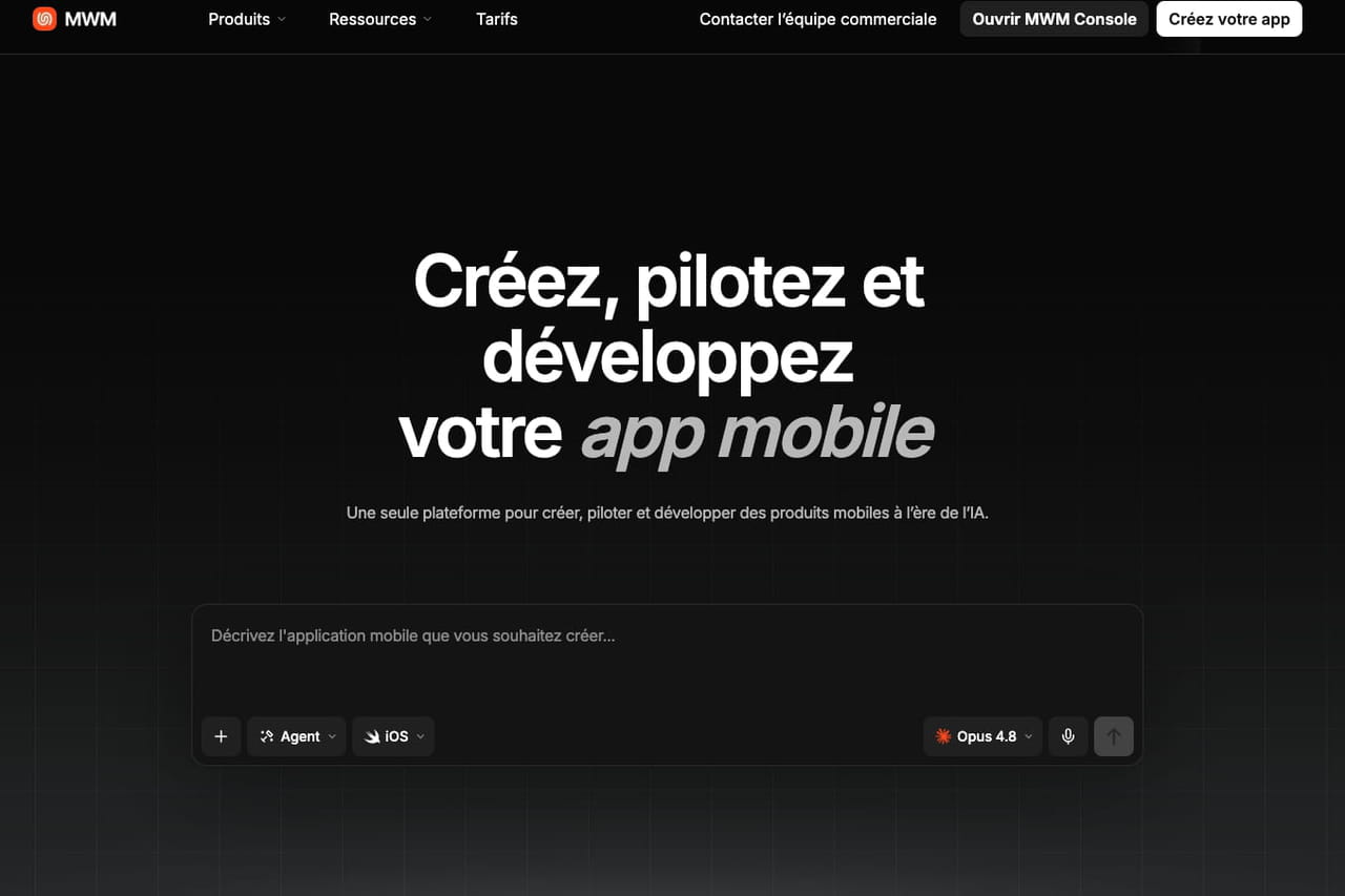On a créé une application mobile en 10 minutes avec MWM AI