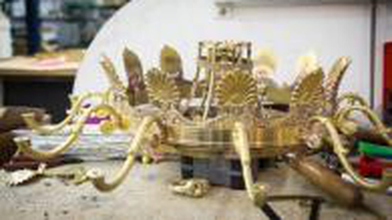 Support de lustre