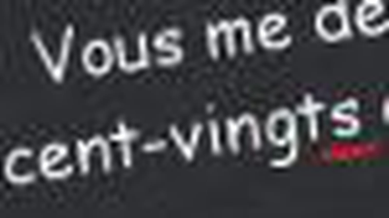 Pluriel des nombres
