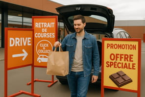 Le digital p&egrave;se 25,5% des investissements en drive-to-store en France