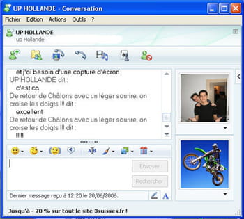 capture d'écran du logiciel