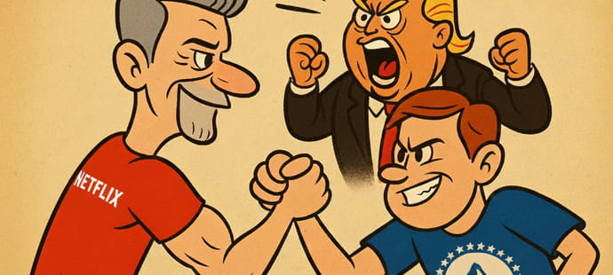 L'accord Netflix &amp; Warner,&nbsp;nouveau test pour les motivations anti-monopole de l'administration Trump