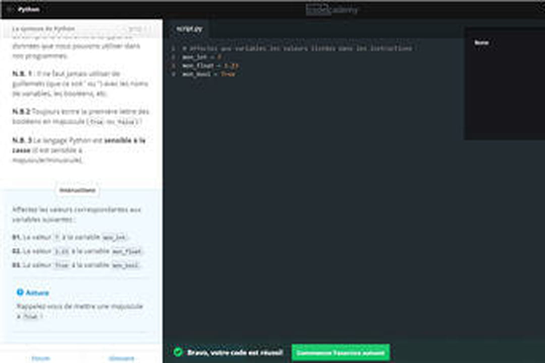 Codecademy : des exercices concrets et abordables