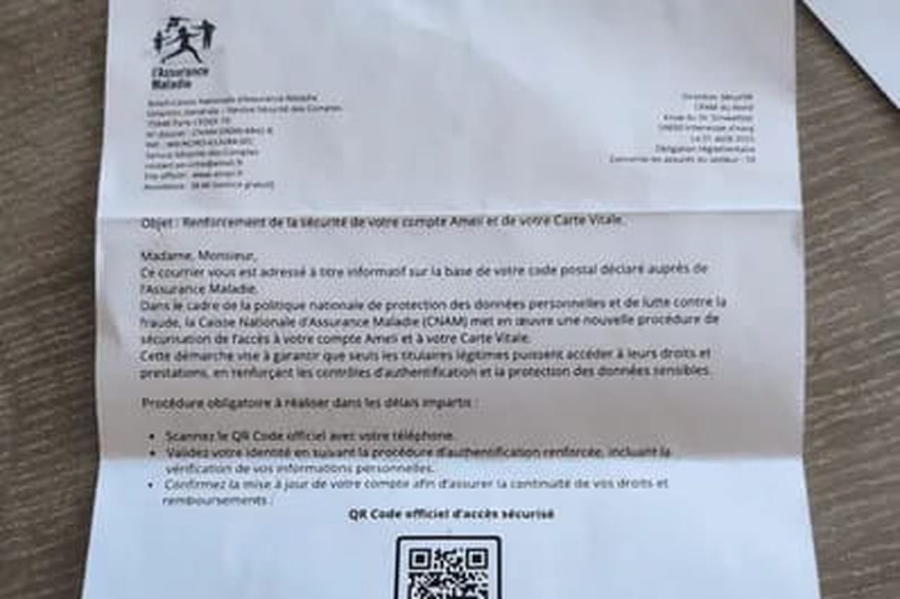 Ce courrier papier signé de l'Assurance maladie peut faire des ravages, ignorez-le