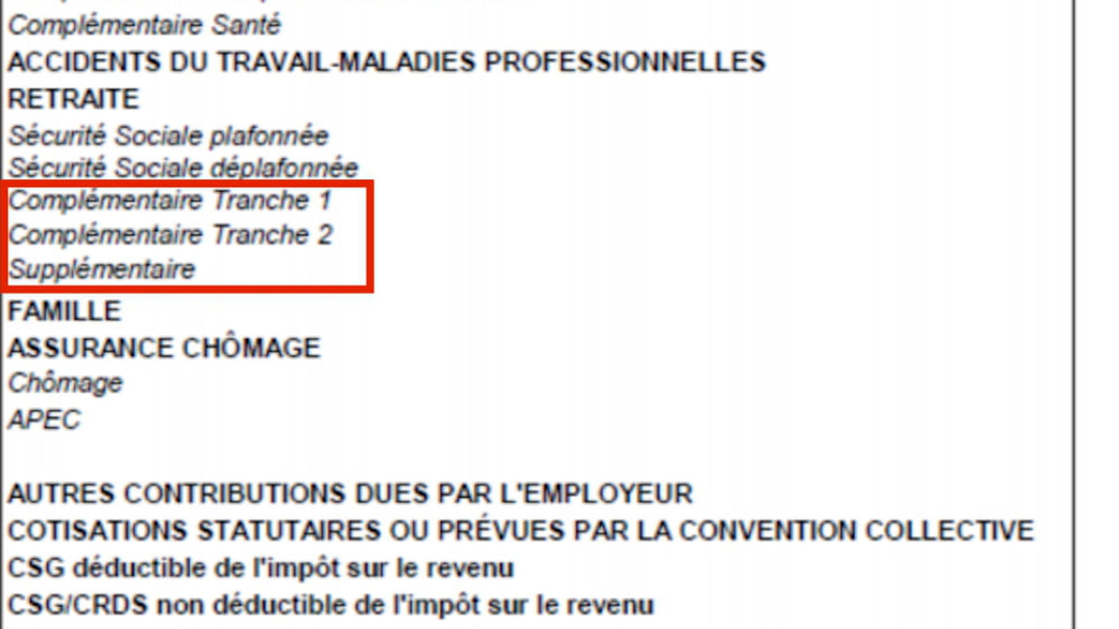 Non-cadres