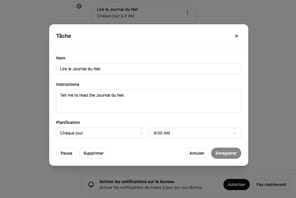Comment automatiser vos routines avec Task dans ChatGPT