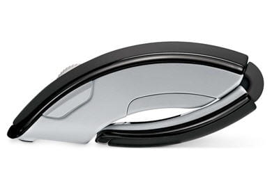 la arc mouse de profil repliée