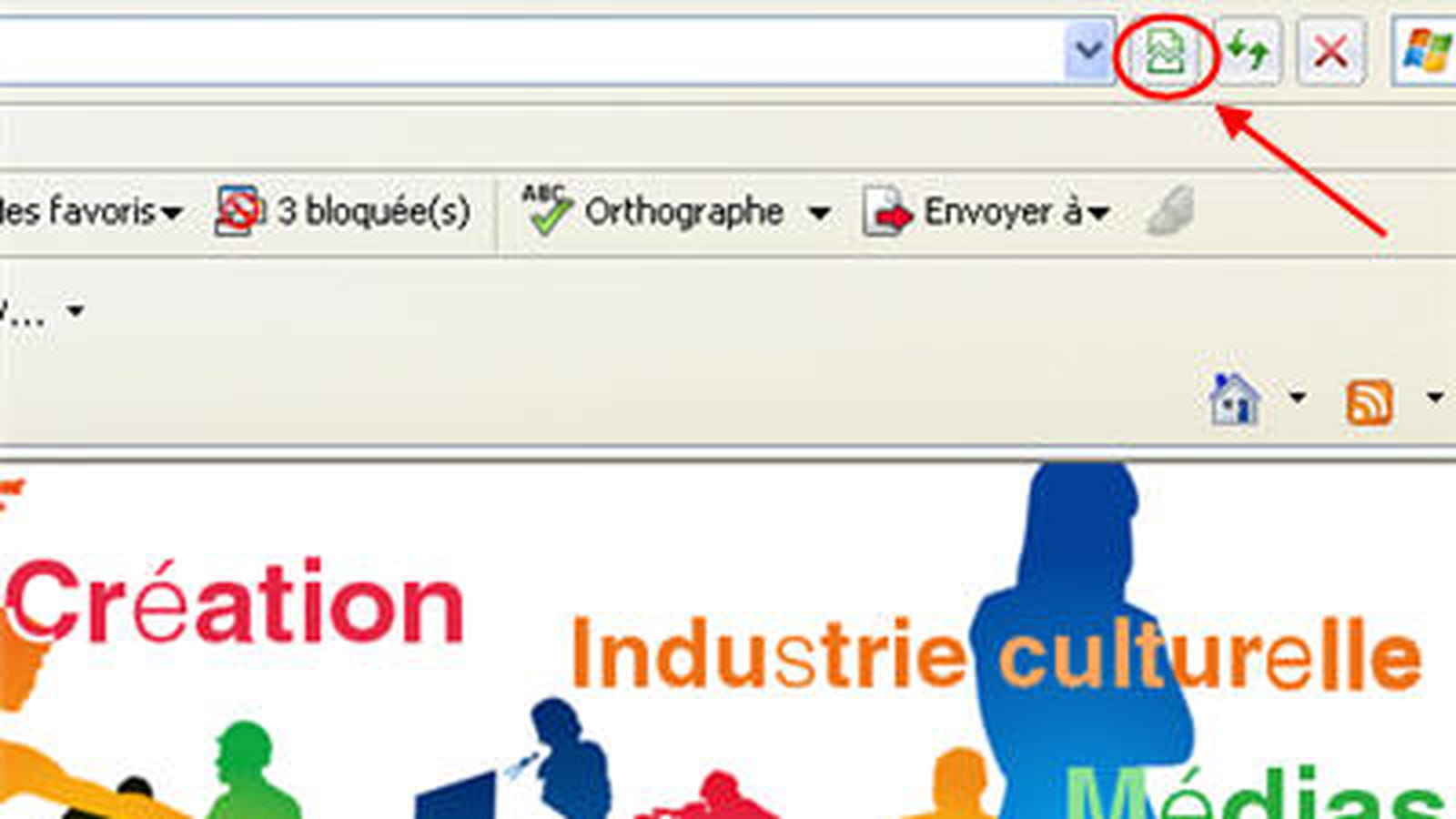 Affichage page